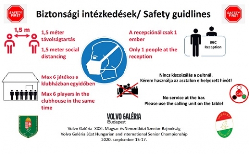 Biztonsági szabályok a Szenior Bajnokságon!