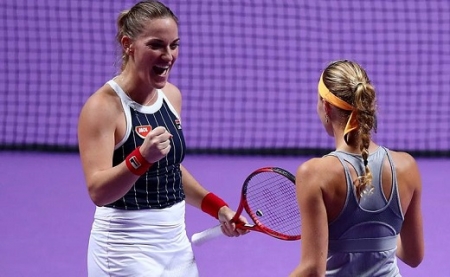 Babosék párosban nyolc közé jutottak Melbourne-ben