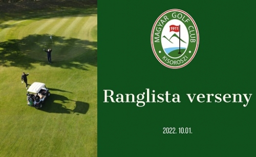 Jelentkezz a Magyar Golf Club szombati Ranglistaversenyére