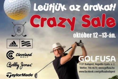 Crazy Sale a GolfUSA-ban