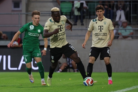 Kétszer is vezetett a Ferencváros Pakson, de pont nélkül távozott