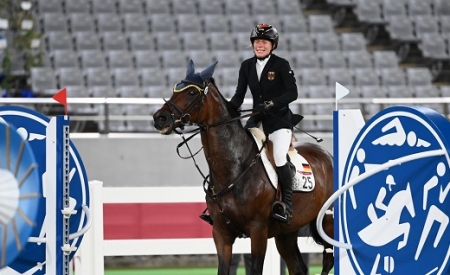 Tokióban a ló is sírt a német öttusázó alatt