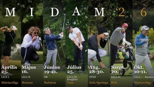Közzétette 2026-os versenynaptárát a Mid-Am Golf