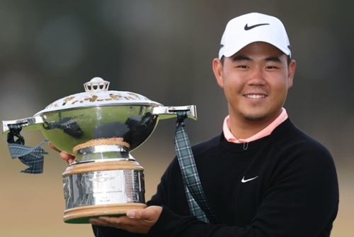 Tom Kim három év után újra nyert – érzelmes siker a Scottish Openen