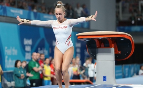 Bácskay Csenge ezüstérmes ugrásban