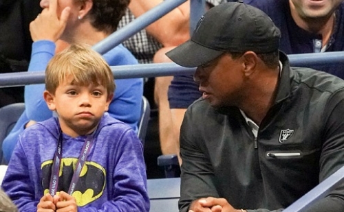 Tiger Woods a fiával alkot egy csapatot a közelgő PNC Bajnokságon